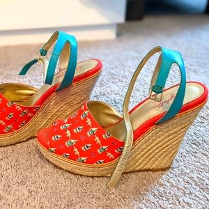 Seychelles sailboat wedge sandals